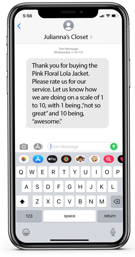Survey Text Message Sample